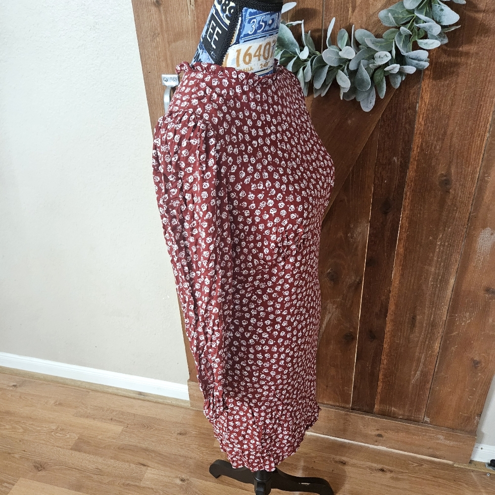 Reformation Red and White Mini Dress - Picture 5 of 12